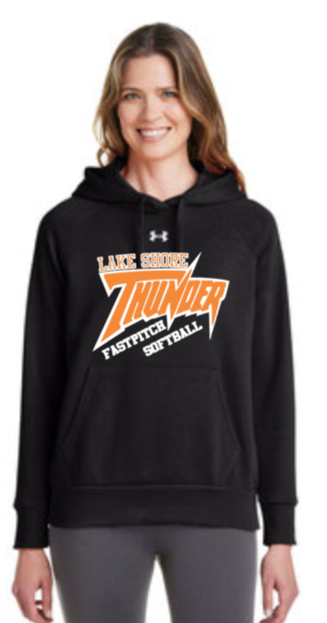 LS Thunder Softball - Black Lady Under Armour Hoodie