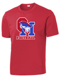 OM Patriots - Football Performance Short Sleeve (Black, Grey or Red)