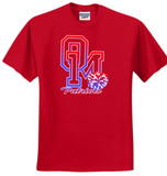 OM Patriots - Cheer Short Sleeve T Shirt (Red, White or Grey)