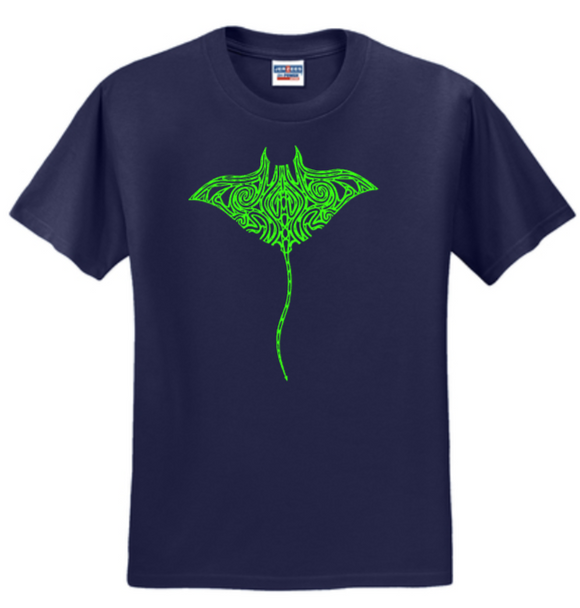 Devilrays Swim - Devilray Navy Blue Short Sleeve Shirt