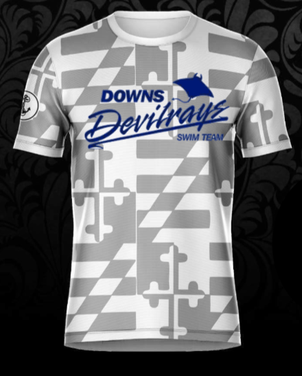 Devilrays Swim - Classic White MD Ghost Short Sleeve Shirt