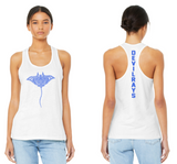 Devilrays Swim - Bella Canvas Racer Back Tank Top (White or Royal Blue)