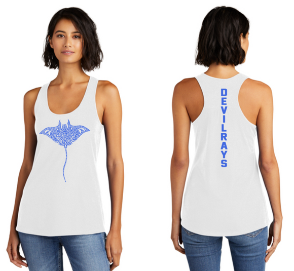 Devil Rays - District Tank Top (White or Royal Blue)