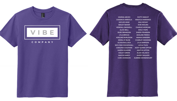 Vibe Dance - VIBE Company - Purple District Short Sleeve Shirt