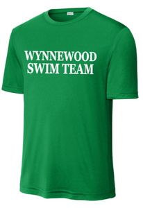 Wynnewood Swim - Letters Green Performance Short Sleeve Shirt