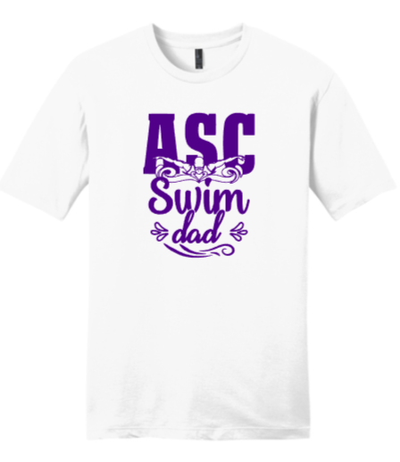 Annapolis Swim Club -  Dad White District Short Sleeve Shirt