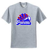 OM Patriots - Patriots Cheer Short Sleeve T Shirt (Red, White or Grey)