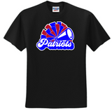 OM Patriots - Patriots Cheer Short Sleeve T Shirt (Red, White or Grey)