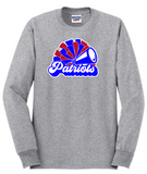 OM Patriots - Patriots Cheer Long Sleeve T Shirt (Red, Black or Grey)