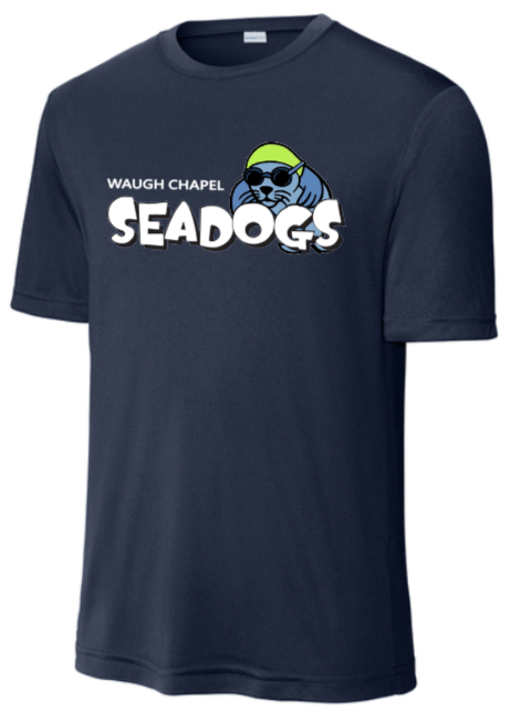 Seadogs - Navy Blue Performance Short Sleeve Shirt