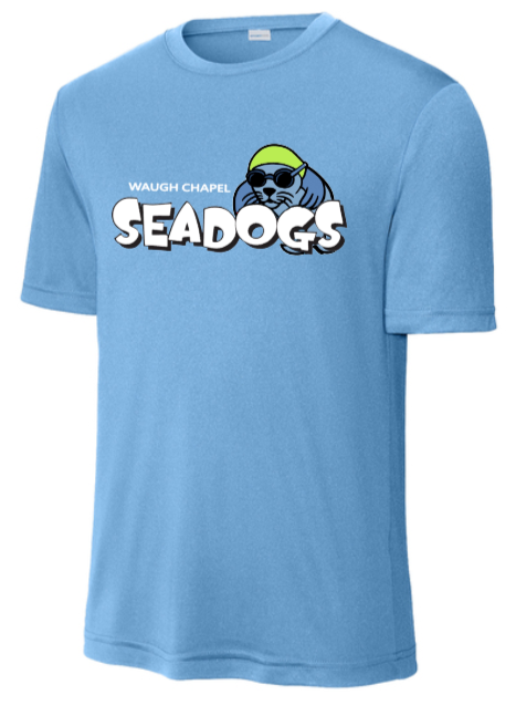 Seadogs - Light Blue Performance Short Sleeve Shirt