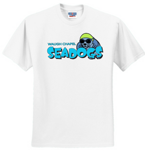 Seadogs Swim - Official Short Sleeve T Shirt (White)