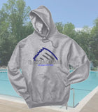 Five Oaks Swim Team - Barracuda Logo - Hoodie Sweatshirt (White, Grey or Royal Blue)
