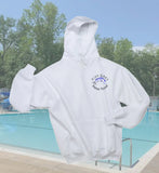 Five Oaks Swim Team - Circle Logo - Hoodie Sweatshirt (White, Sports Grey or Royal Blue)