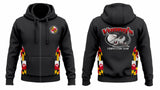 Vuong's Competition - Black Maryland Side Flag Full Zip Sweatshirt