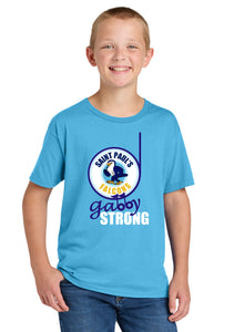 St. Paul - Gabby Strong - Aquatic Blue SS T Shirt (Youth)