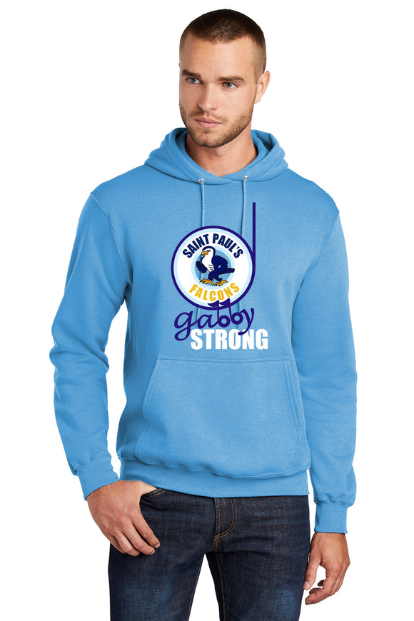 St. Paul - Gabby Strong - Aquatic Blue Hoodie Sweatshirt (Adult)