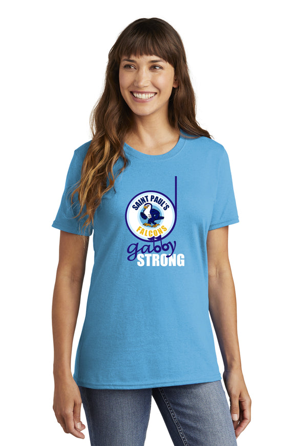 St. Paul - Gabby Strong - Aquatic Blue SS T Shirt (Lady)