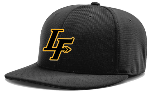 LF ARCHERS - Gameday Hat - BLACK with Black and Gold (Richardson)