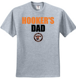 Apaches Rugby - HOOKER DAD Short Sleeve T Shirt (White, Grey or Black)