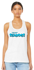 WC Seadogs Swim - Official Ladies Racer Back Tank Tops (Grey or White)