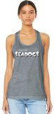 WC Seadogs Swim - Official Ladies Racer Back Tank Tops (Grey or White)