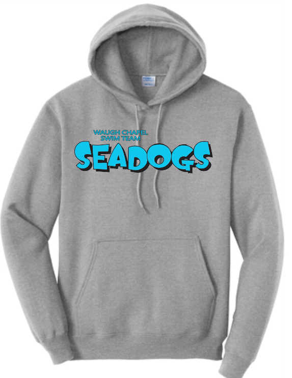 WC Seadogs Swim - Official Hoodie Sweatshirt (Blue, Grey or White)