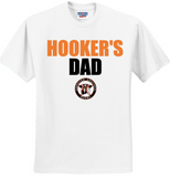 Apaches Rugby - HOOKER DAD Short Sleeve T Shirt (White, Grey or Black)