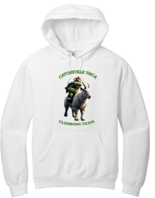 Catonsville Climbing - White Hoodie