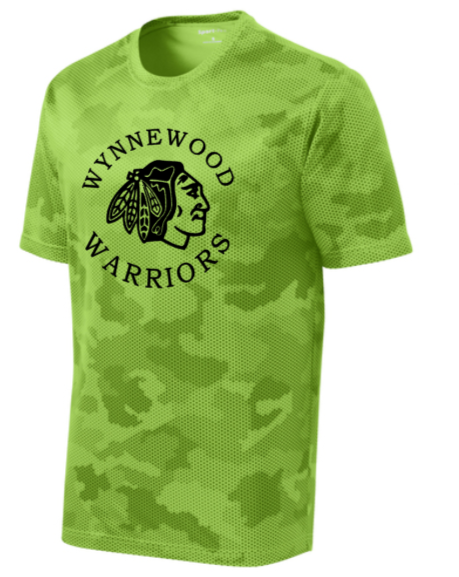 Wynnewood Swim - Green Camo Hex Short Sleeve Shirt