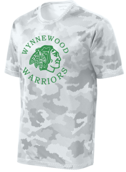 Wynnewood Swim - White Camo Hex Short Sleeve Shirt