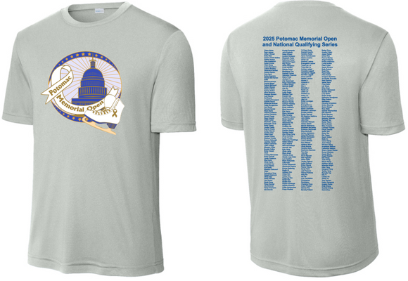 Potomac Open 2025 - Event Performance Short Sleeve Shirt (Youth or Adult)