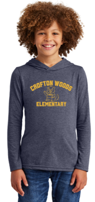 CWES - Classic Navy District Long Sleeve Hoodie TShirt