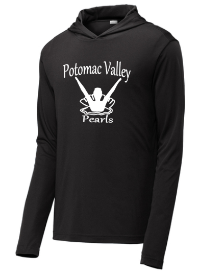 Pearls - Black - Performance Pullover Hooded Tee (Youth and Adult)