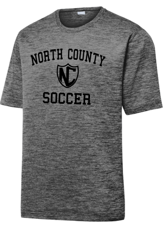 NCHS Women's Soccer - Training Shirt PosiCharge Electric Heather Short Sleeve T Shirt
