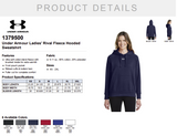 Blue Heron - Under Armour Lady Hoodie - (Navy Blue)