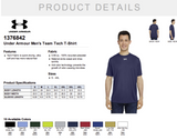 Blue Heron - Under Armour Short Sleeve T Shirt- (Navy Blue)