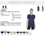 Blue Heron - Under Armour Lady Short Sleeve T Shirt- (Navy Blue)