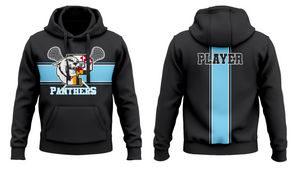 Panthers Lax - Hoodie Sublimated BLACK (Youth and Adult)