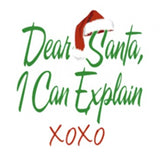 Dear Santa, I CAN EXPLAIN - TSHIRT