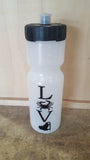 Water Bottle - "Love" Ice Skating water bottle