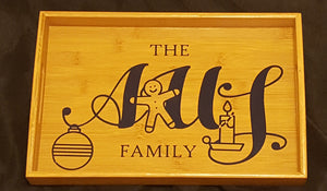 Custom Family Serving Tray