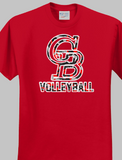 2021 Camo GB Volleyball T Shirt (Short Sleeve)