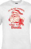 IT'S THE MOST WONDERFUL TIME FOR BEER - SANTA SHIRT