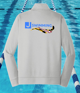 JCC Swimming - 1/4 ZIP Warmup (SILVER)
