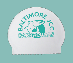 JCC BARRACUDAS - LATEX SWIM CAP