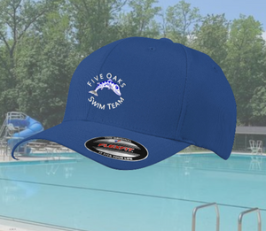 Five Oaks Swim Team - Baseball Hat (Royal Blue or White)