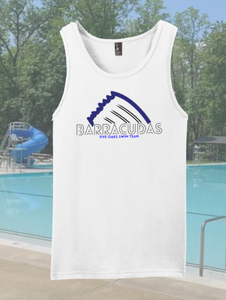Five Oaks Swim Team - Barracuda Tank Top - Unisex Adult / Girls (White)