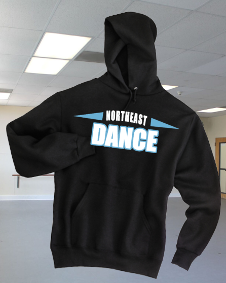 NMS Outlined Letters Dance Hoodie Sweat Shirt