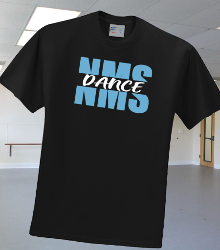 NMS Large Letters Dance Short Sleeve TShirt